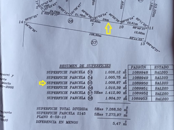 LOTE EN CARPINTERIA